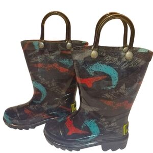 Light-Up Rubber Shark Boots
